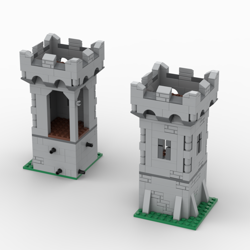 Lego Set Creator - MOC bouwstenen speelgoedserie - Middeleeuwse City