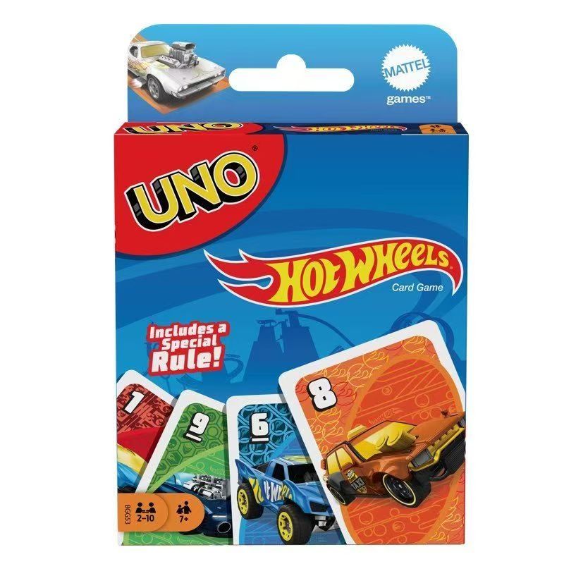 Party Games Night - UNO Hot Wheels kaartspel met speciale
