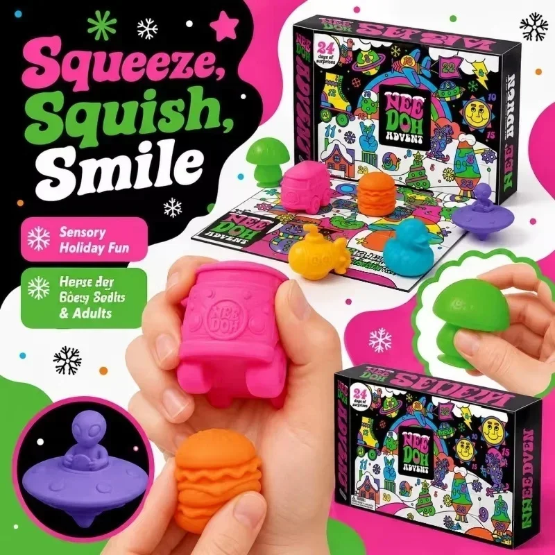 Knuffelbare Fidget Kerst Adven - Party Games For Adults And Kids recensie en prijs