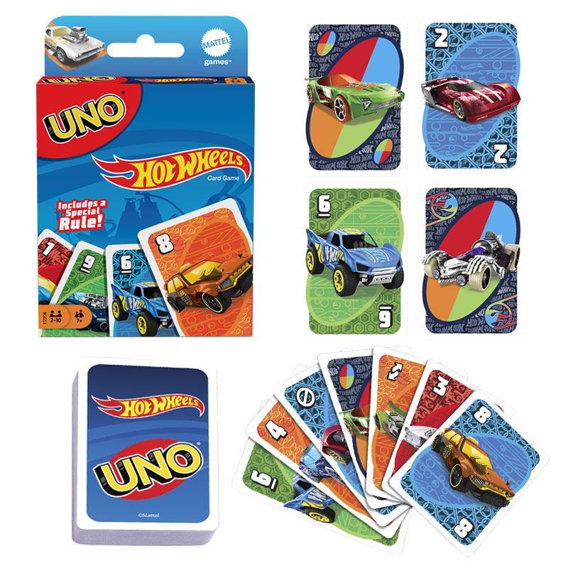 UNO Hot Wheels kaartspel met s - Party Games Night recensie en prijs